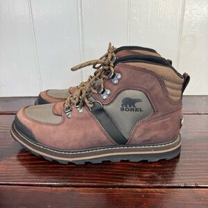 Sorel Men’s Madson Sport Hiker Waterproof Boots – Brown – Size 9